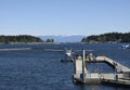 Seaplane docked on Pier, Nanaimo, BC Royalty Free Stock Photo