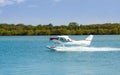 Seaplane Floatplane Takeoff Royalty Free Stock Photo