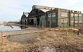 Seaplane hangars at the Miller Field, abandoned United States Army facility 1921 - 1969, Staten Island, NY