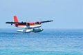 Seaplane landing, Royalty Free Stock Photo