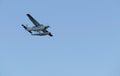 Seaplane landing on East River in New York