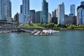 Seaplane port view from cruise ship