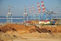 Seaport of Ashdod. Israel. Royalty Free Stock Photo