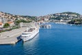 Seaport of Dubrovnik in Croatia