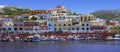 Seaport in Ponza island Royalty Free Stock Photo