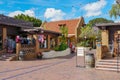 Seaport Village, waterfront shopping and dining complex adjacent to San Diego Bay Royalty Free Stock Photo