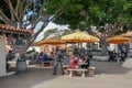 Seaport Village, waterfront shopping and dining complex adjacent to San Diego Bay Royalty Free Stock Photo