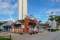 Seaport Village, waterfront shopping and dining complex adjacent to San Diego Bay Royalty Free Stock Photo