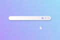 Search bar design element. Search bar for user interface. Vector search Royalty Free Stock Photo