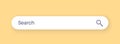 Search box control Royalty Free Stock Photo
