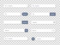 Search bar. Find of communication access on internet site with searching text fields vector template set