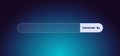 Search bar with generate button on starry blue background for creative and digital projects