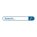Search bar icon design template basic RGB Royalty Free Stock Photo