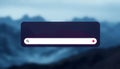 search bar interface on blurred background Royalty Free Stock Photo