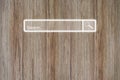 Search bar online browsing on wood table.