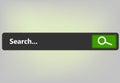 Search bar, set of search template