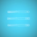 Search bar template. Vector web search illustration. Transparent glass search bar