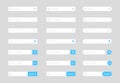 Search bar. Website ui bar set. Searching element for web site, app, ui and logo Royalty Free Stock Photo