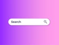 Search box control Royalty Free Stock Photo