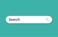 Search box control Royalty Free Stock Photo