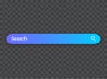 Search box control Royalty Free Stock Photo