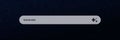 Search box with generate button on digital screen with binary code pattern above