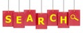 Search tag banner Royalty Free Stock Photo
