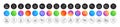 Search document, Brain working and Copyrighter line icons. For web app, printing. Round icon buttons. Vector