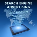 Search Engine Advertising Royalty Free Stock Photo