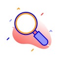 Search engine, search, magnifier, engine fully editable vector icons Royalty Free Stock Photo