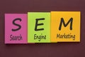 Search Engine Marketing ÃÂcronym Concept Royalty Free Stock Photo