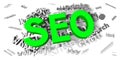 Search engine optimization concept - 3D illustration Royalty Free Stock Photo
