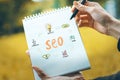 Search engine optimization concept Royalty Free Stock Photo