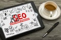 Search engine optimization concept Royalty Free Stock Photo