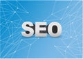 search engine optimization over a network Royalty Free Stock Photo