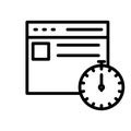 Search engine optimization Vector icon which can easily modify or edit Royalty Free Stock Photo