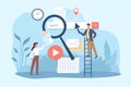 Search engine, SEO tool and reference tool for search analysis. Browsing information, tiny characters look for and find query in