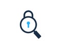 Search Find Security Icon Logo Design Element Royalty Free Stock Photo