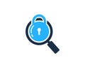 Search Find Security Icon Logo Design Element Royalty Free Stock Photo