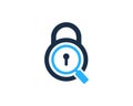 Search Find Security Icon Logo Design Element Royalty Free Stock Photo