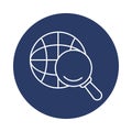 search, find, world, magnifying glass, internet, web find icon