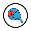search, find, world, magnifying glass, internet, web find icon