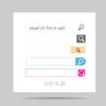 Search form set