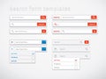 Search form templates and designs