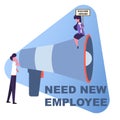 Search and hire a new employee Royalty Free Stock Photo