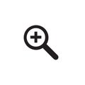 Search flat icon vector illustration Royalty Free Stock Photo