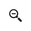 Search flat icon vector illustration