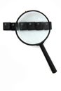Search (keyboard keys) and magnify glass Royalty Free Stock Photo