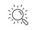 Search line icon. Find document sign. Vector Royalty Free Stock Photo