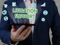 Search LITIGATION SUPPORT button. Modern Banker use internet technologies